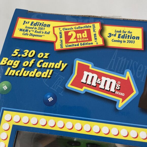 Vintage M&M Candy Dispenser Wild Thing Roller Coaster Collectible 2nd Edition - Picture 8 of 8
